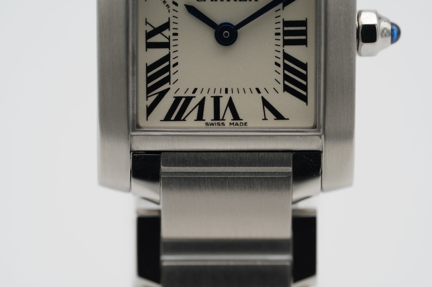 Cartier Tank Française Small W51008Q3 2384 Silber 2008