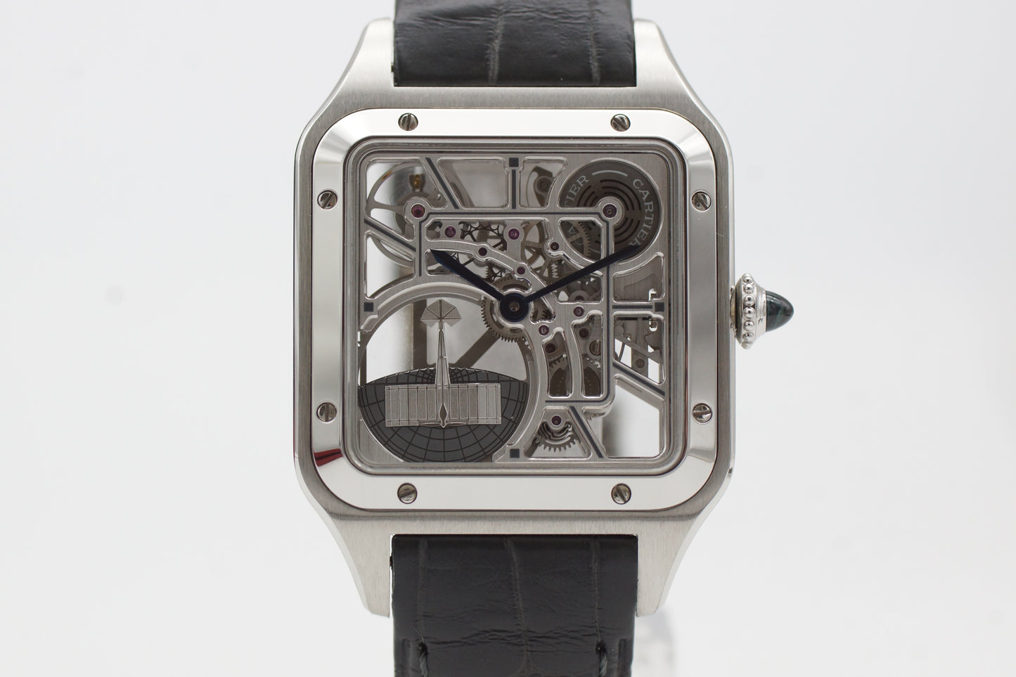 Cartier Santos Dumont Skeleton WHSA0032 Full-Set 2023