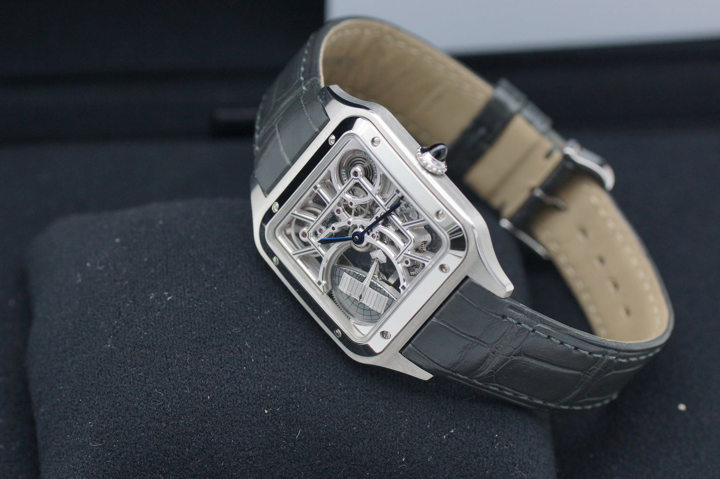Cartier Santos Dumont Skeleton WHSA0032 Full-Set 2023