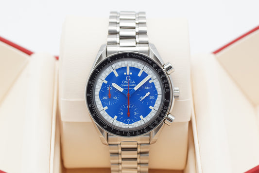 Omega Speedmaster Michael Schumacher 3510.81 Blau Box 1998