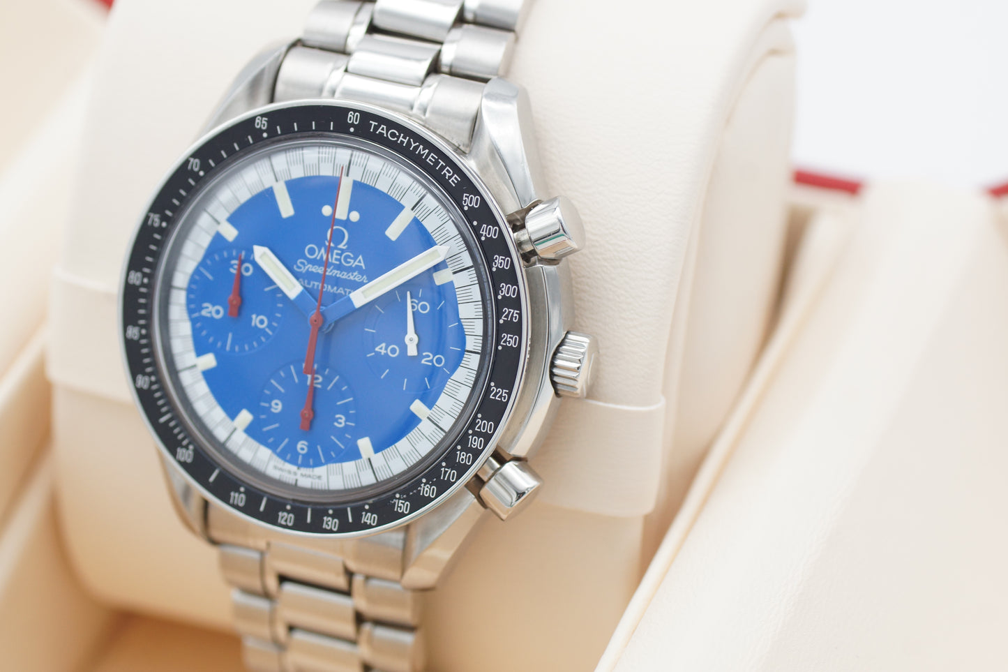 Omega Speedmaster Michael Schumacher 3510.81 Blau Box 1998