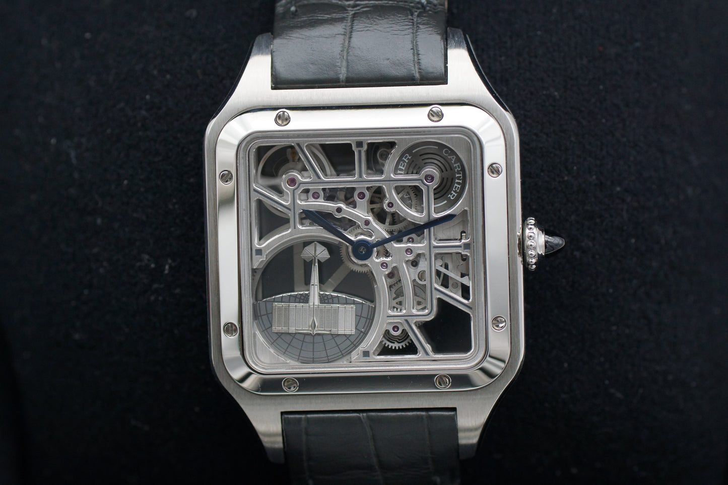 Cartier Santos Dumont Skeleton WHSA0032 Full-Set 2023