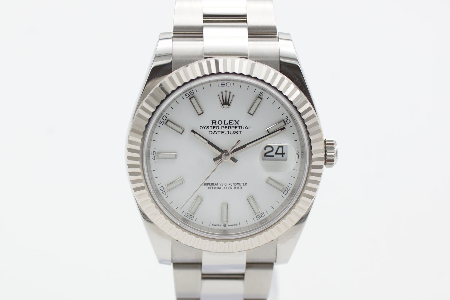 Rolex Datejust 41 126334 Weiß Full-Set 2020