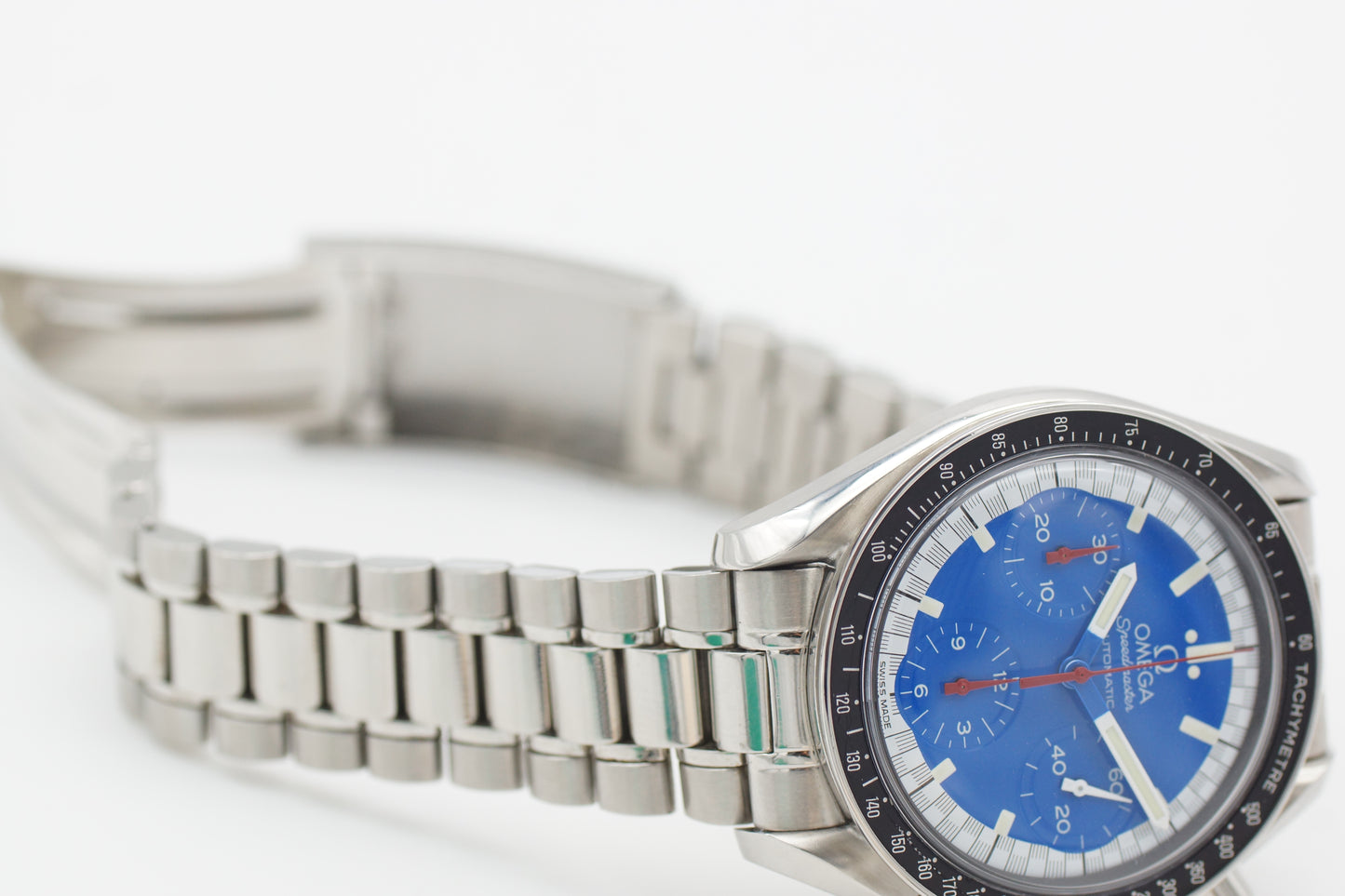 Omega Speedmaster Michael Schumacher 3510.81 Blau Box 1998