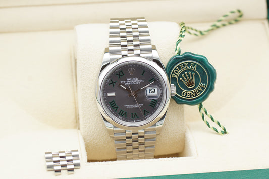 Rolex Datejust 36 Wimbledon 126200 Full-Set 2023