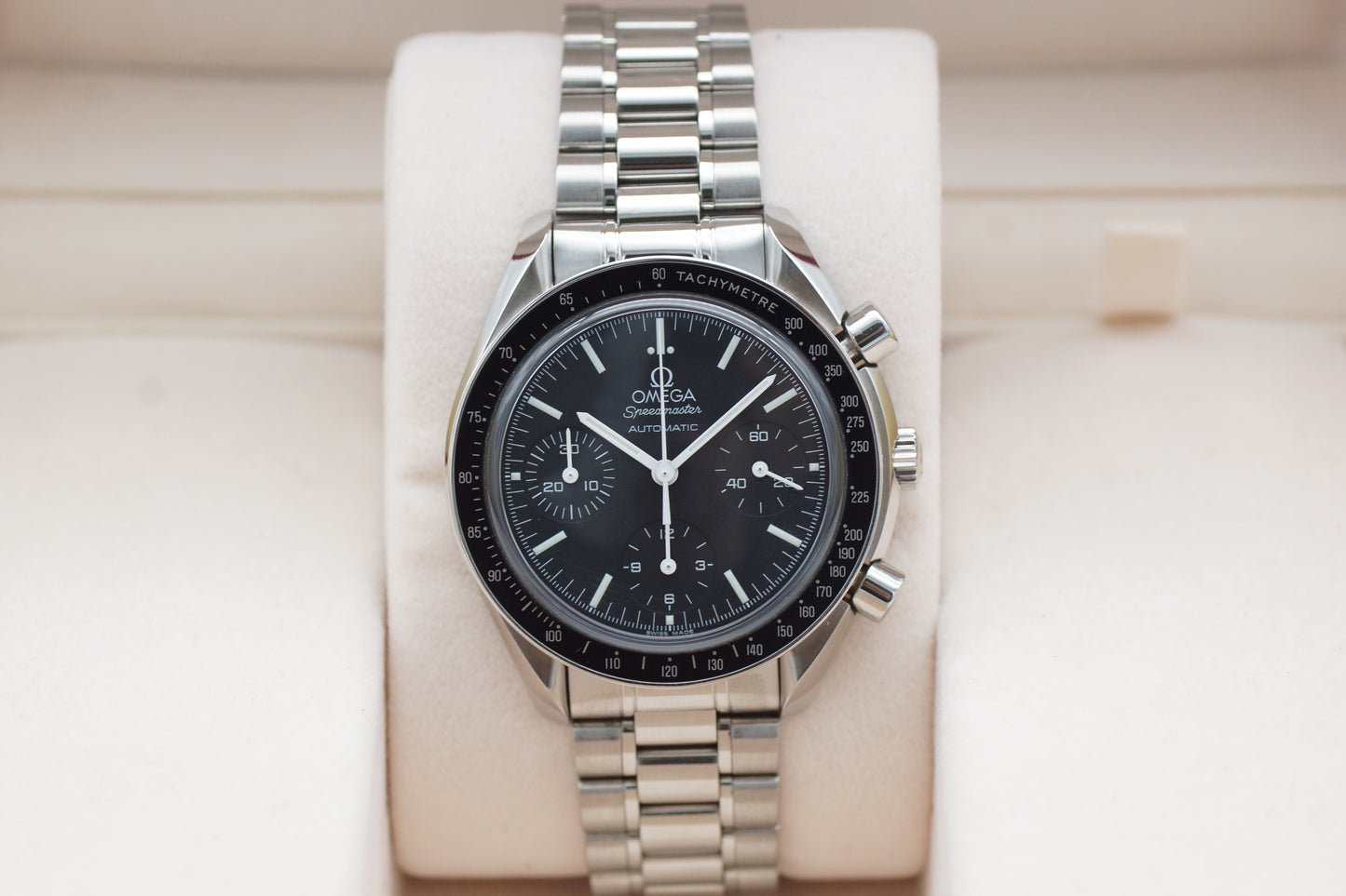 Omega Speedmaster Reduced Saphir 3539.50 Schwarz Full-Set 2009