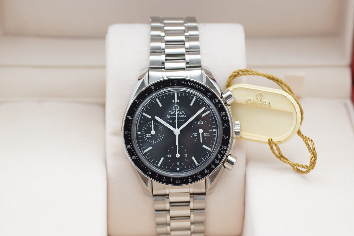 Omega Speedmaster Reduced Saphir 3539.50 Schwarz Full-Set 2009