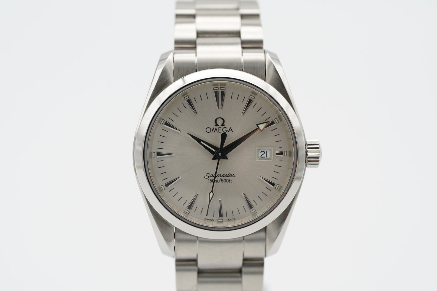 Omega Seamaster Aqua Terra 150 Silber 2518.30 Papiere 2004