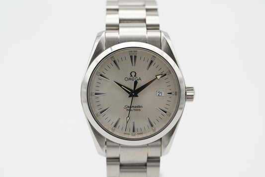 Omega Seamaster Aqua Terra 150 Silber 2518.30 Papiere 2004