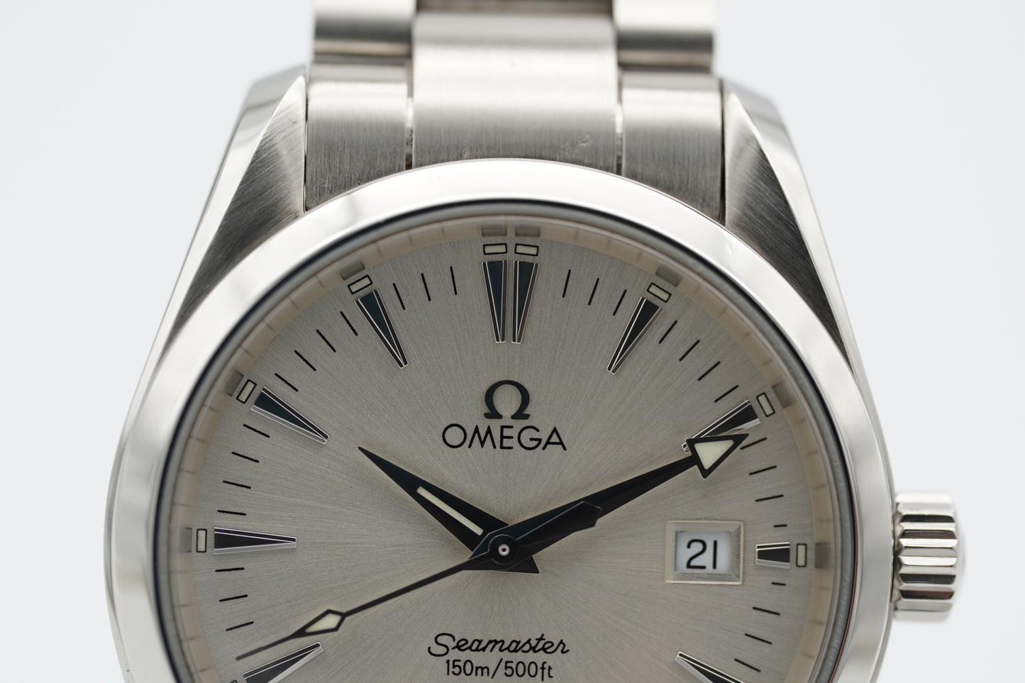 Omega Seamaster Aqua Terra 150 Silber 2518.30 Papiere 2004