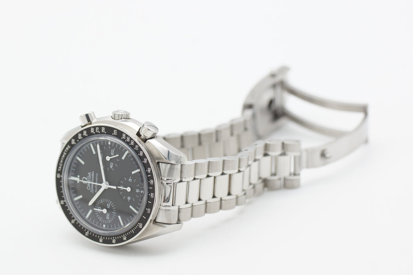 Omega Speedmaster Reduced Saphir 3539.50 Schwarz Full-Set 2009