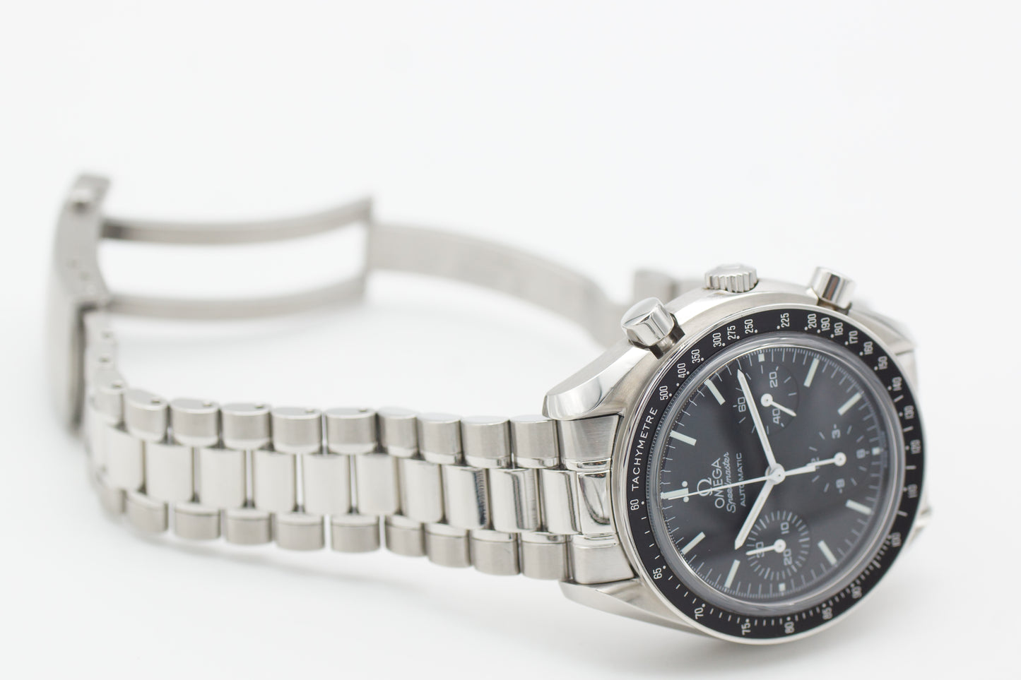 Omega Speedmaster Reduced Saphir 3539.50 Schwarz Full-Set 2009