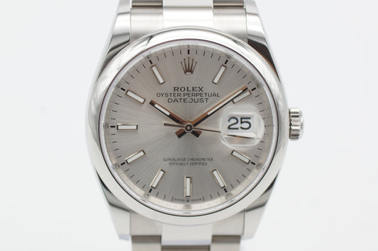 Rolex Oyster Datejust 36 Silber 126200 Full-Set 2026