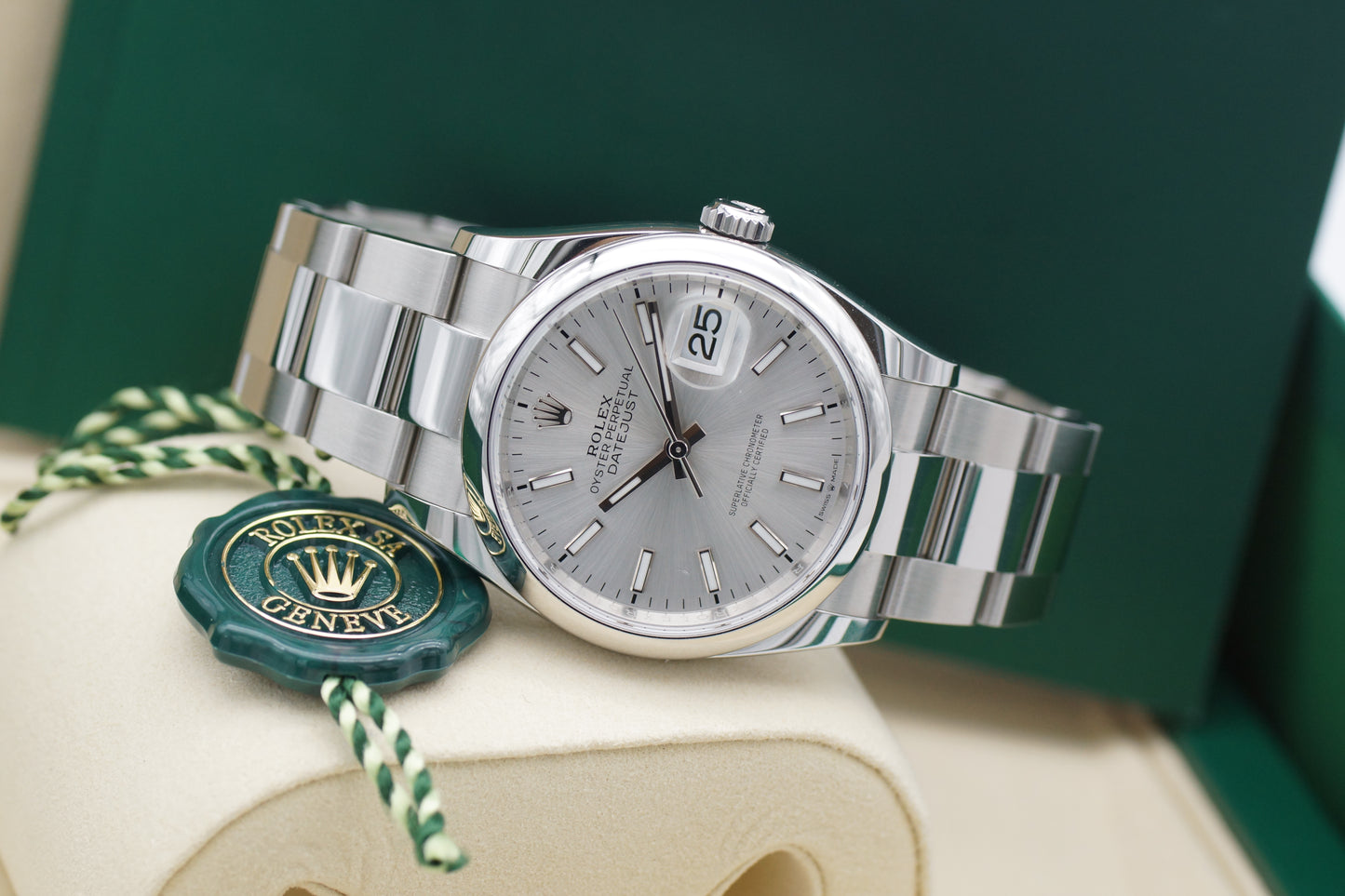 Rolex Oyster Datejust 36 Silber 126200 Full-Set 2026