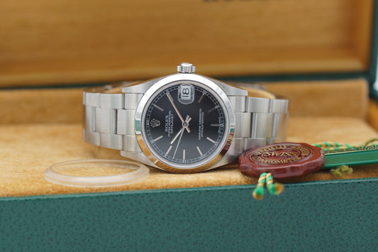 Rolex Datejust 31 Schwarz 78240 Full-Set 2003
