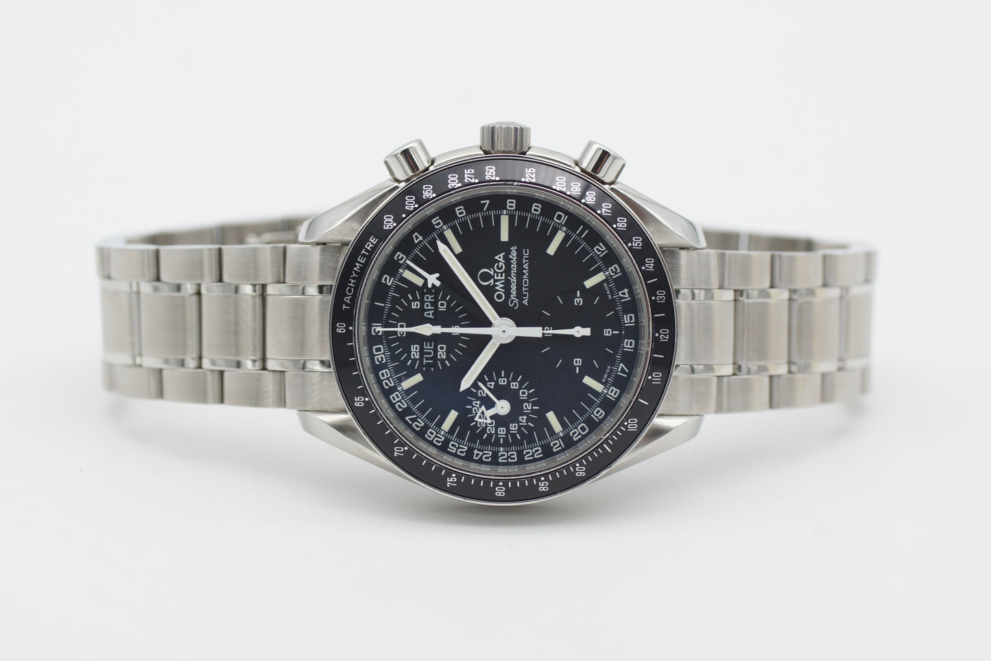 Omega Speedmaster Triple Date // Day-Date 3520.50 Papiere 2001