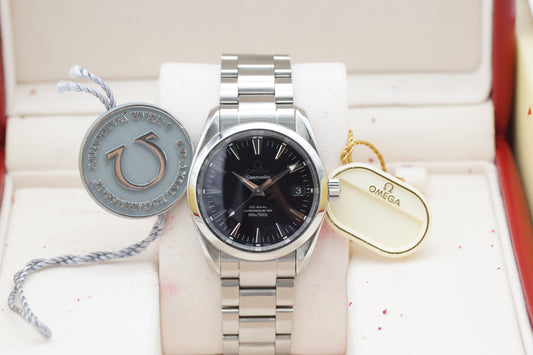 Omega Seamaster Aqua Terra Co-Axial 2504.50 Schwarz Full-Set 2006