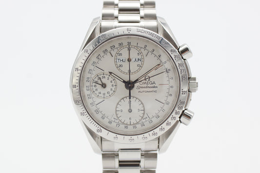 Omega Speedmaster Triple Date 3521.30 Silber Full-Set 1997