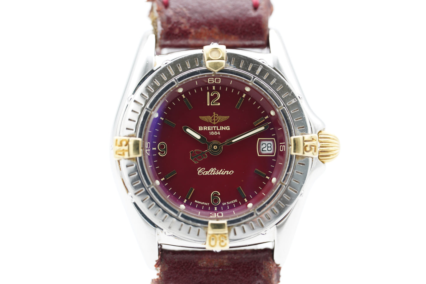 Breitling Callistino S/G Bordeaux B52045.1 28mm