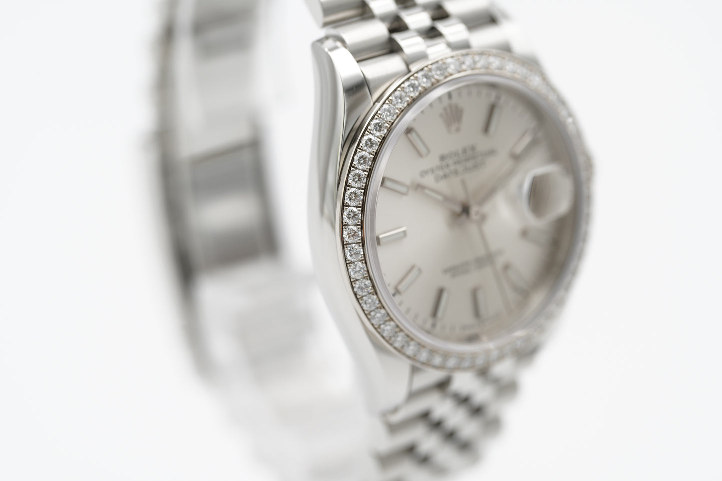 Rolex Datejust 36 Silber 126284RBR Full-Set 2022 (LC100)