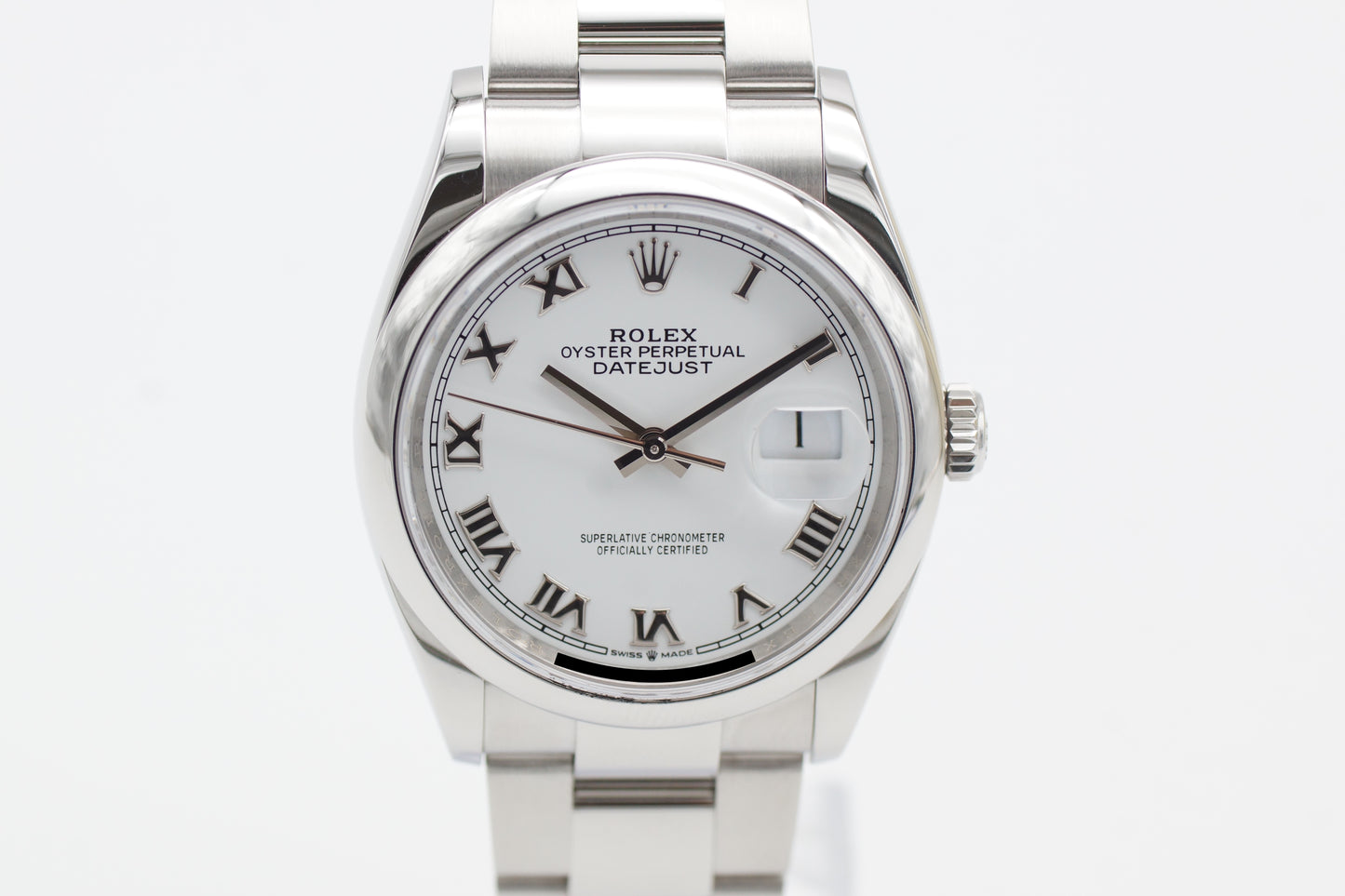 Rolex Oyster Datejust 36 Silber 126200 Full-Set 2022
