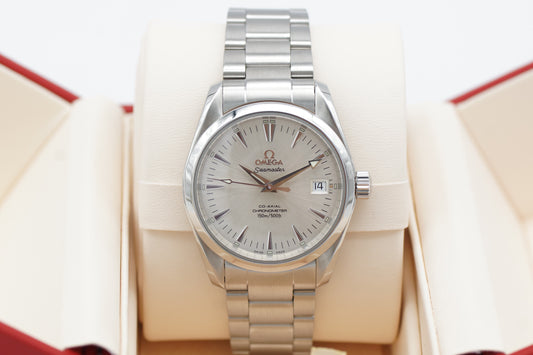 Omega Seamaster Aqua Terra Co-Axial 2504.30 Silber Box 2004