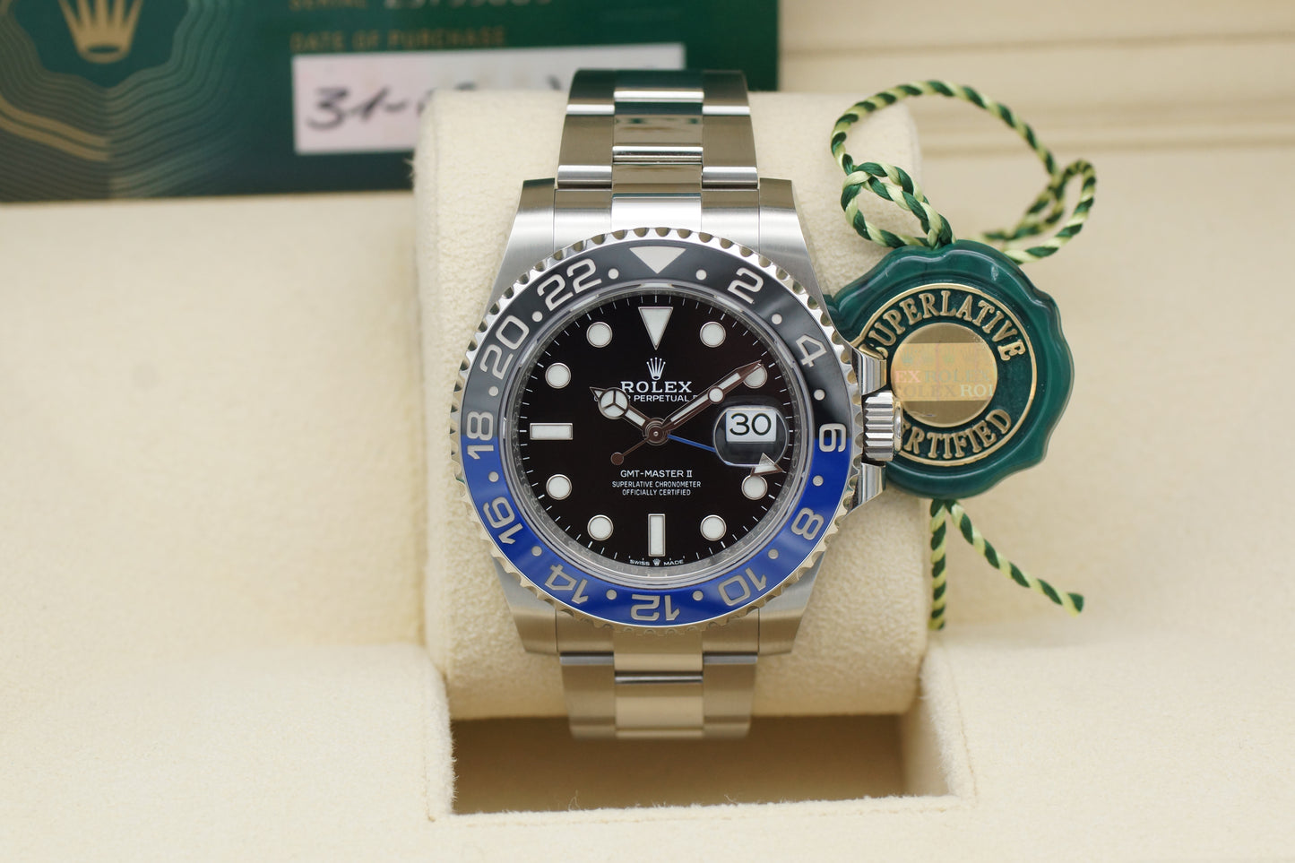 Rolex GMT-Master II Batman 126710BLNR Full-Set 2022