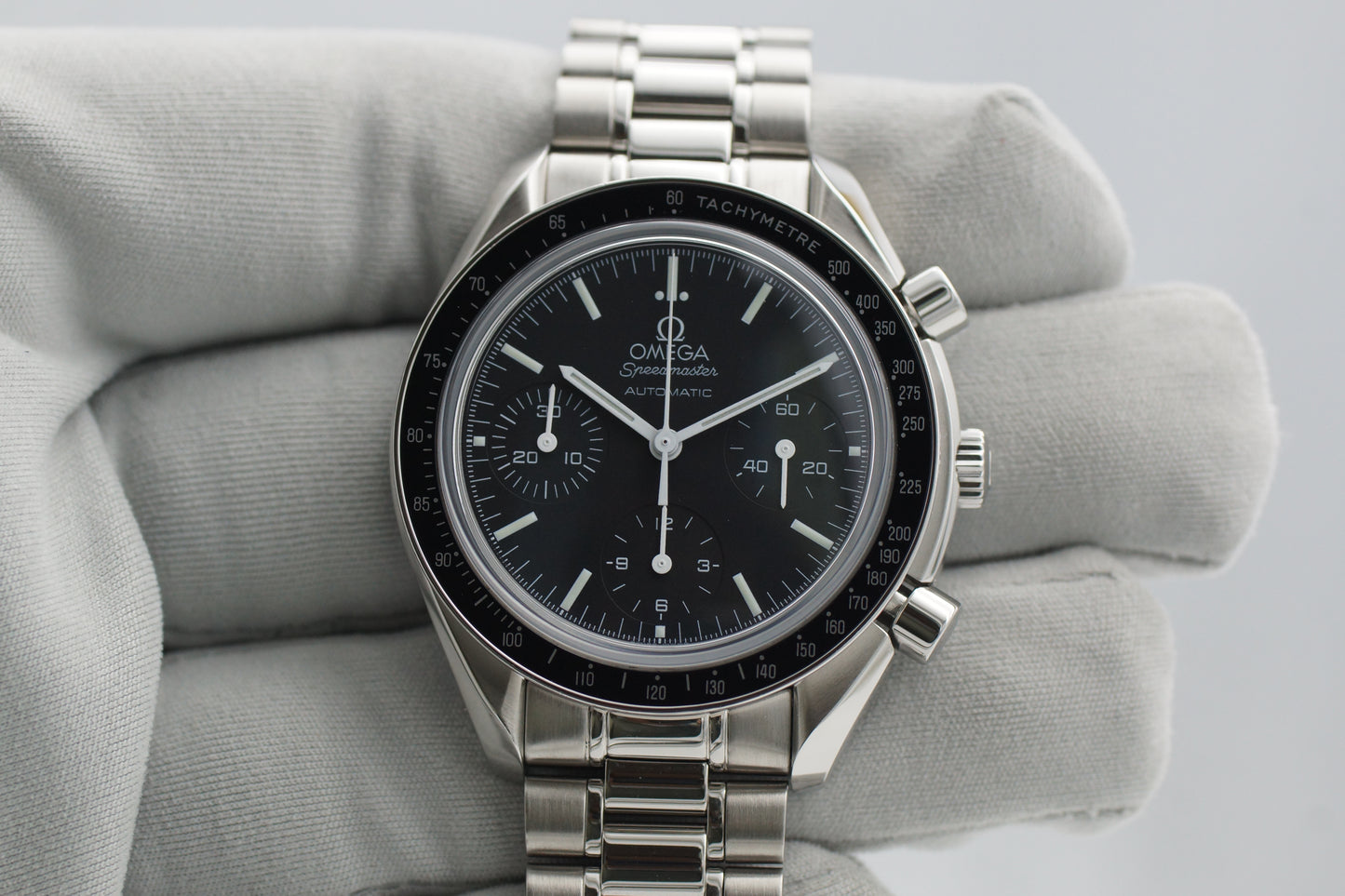 Omega Speedmaster Reduced 3539.50 Schwarz Full-Set 2010