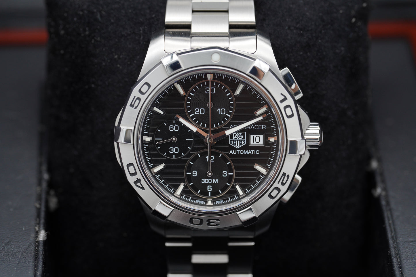 Tag Heuer AquaRacer 300M CAP2110.BA0833 Schwarz Full-Set 2012