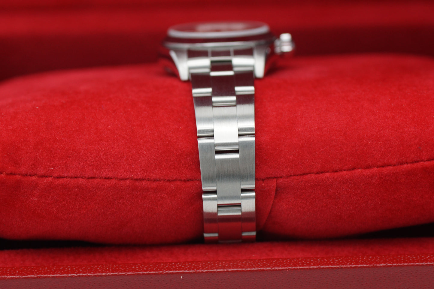 Rolex Lady Oyster Perpetual 76080 Schwarz Box/Papiere 2001