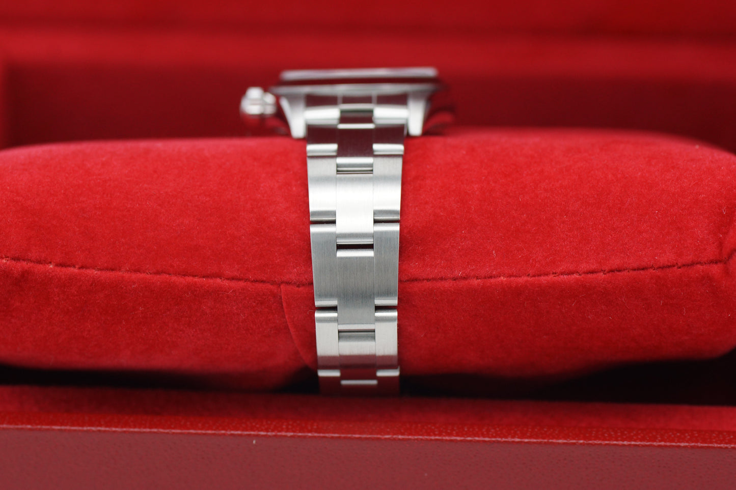 Rolex Lady Oyster Perpetual 76080 Schwarz Box/Papiere 2001