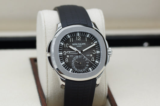 Patek Philippe Aquanaut Travel Time 5164A Schwarz Full-Set 2012