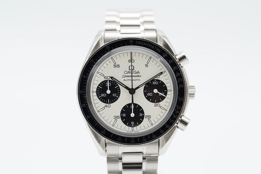 Omega Speedmaster Reduced Albino Weiß 3510.20 Box 1998