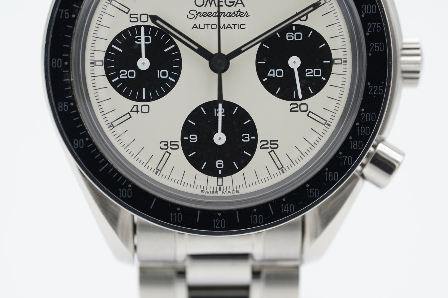 Omega Speedmaster Reduced Albino Weiß 3510.20 Box 1998
