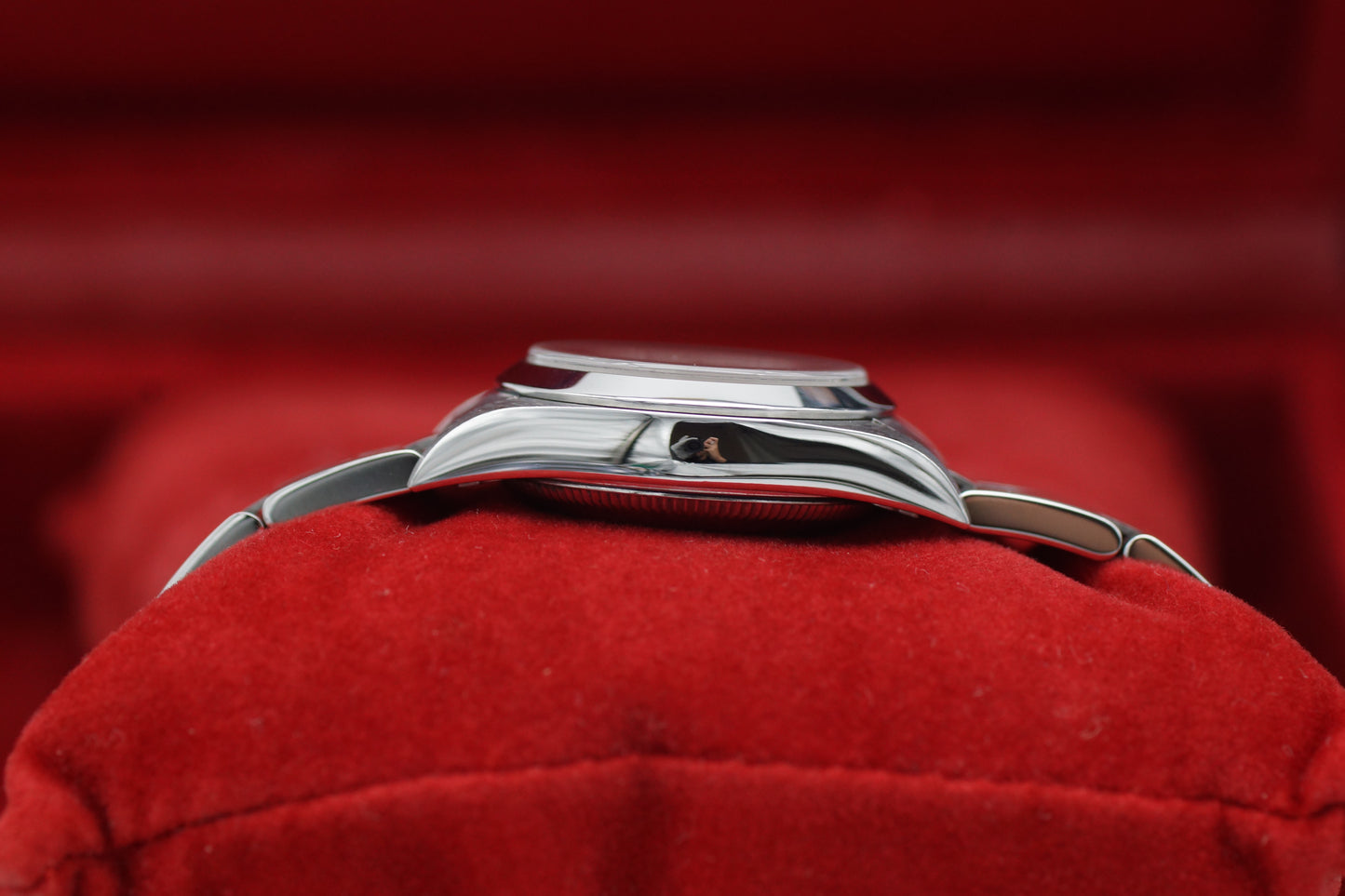 Rolex Lady Oyster Perpetual 76080 Schwarz Box/Papiere 2001