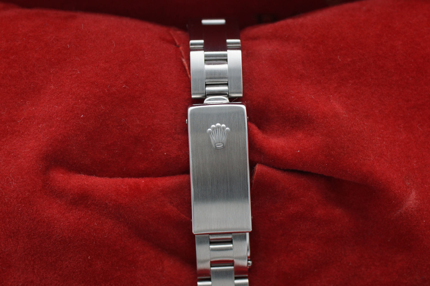 Rolex Lady Oyster Perpetual 76080 Schwarz Box/Papiere 2001