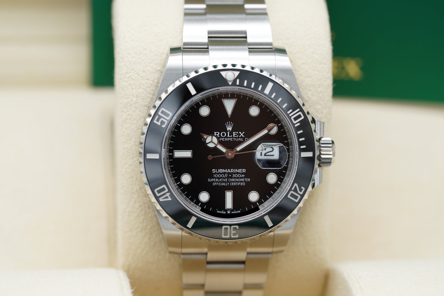 Rolex Submariner Date 126610LN Schwarz Full-Set 2023