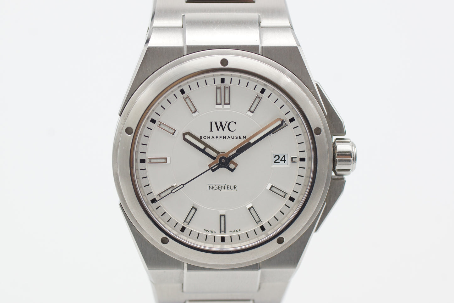 IWC Ingenieur Automatic IW323904 40mm Silber/Weiß Full-Set 2019