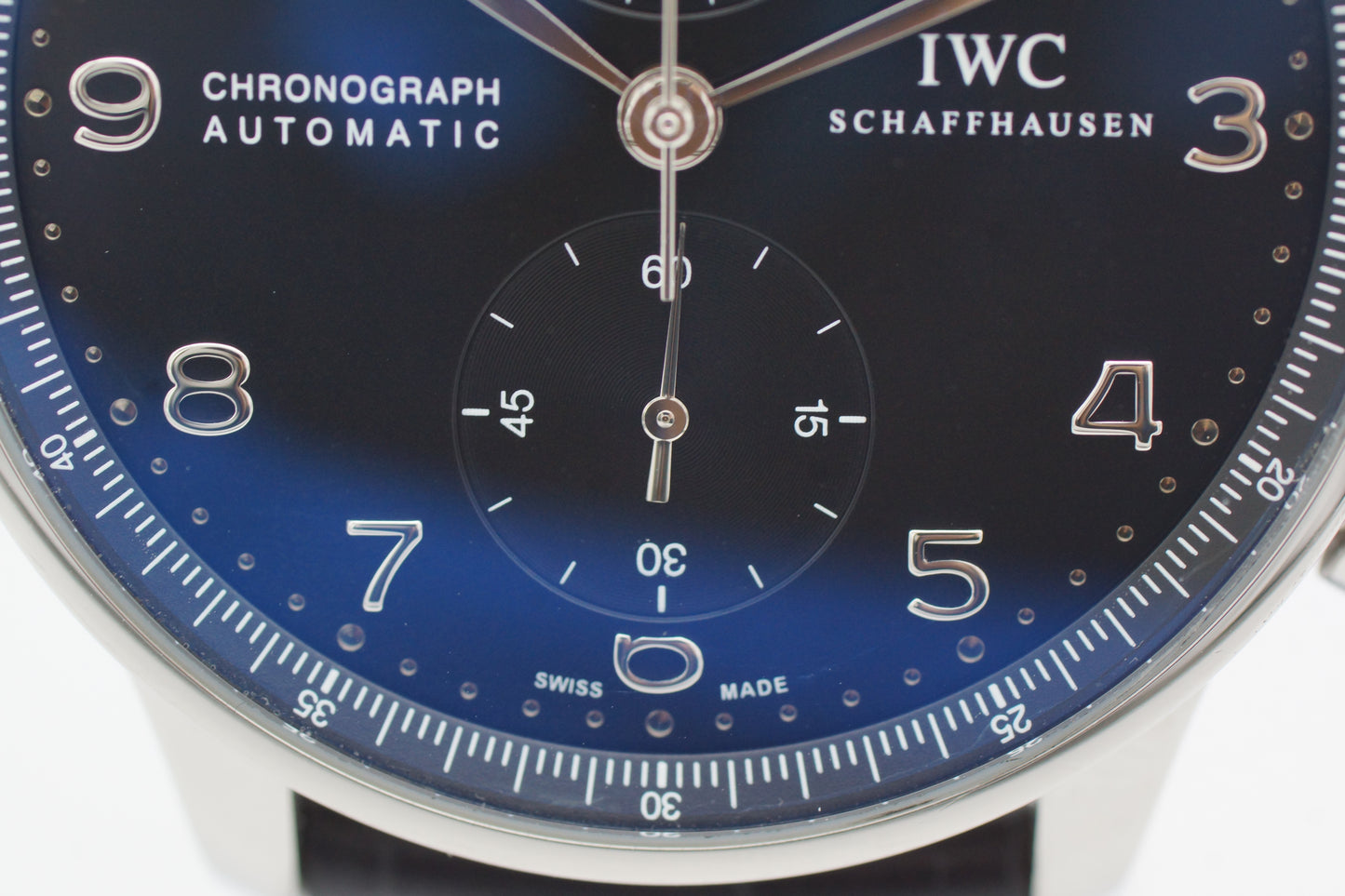 IWC Portugieser Chronograph IW371447 Schwarz Full-Set 2019