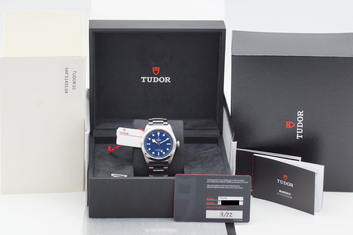 Tudor Black Bay 41 Heritage 79540 Blau Full-Set 2022