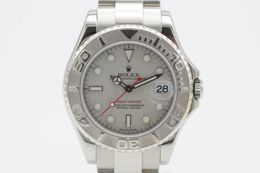 Rolex Yacht-Master 35 Medium Rhodium 168622 Full-Set 2011