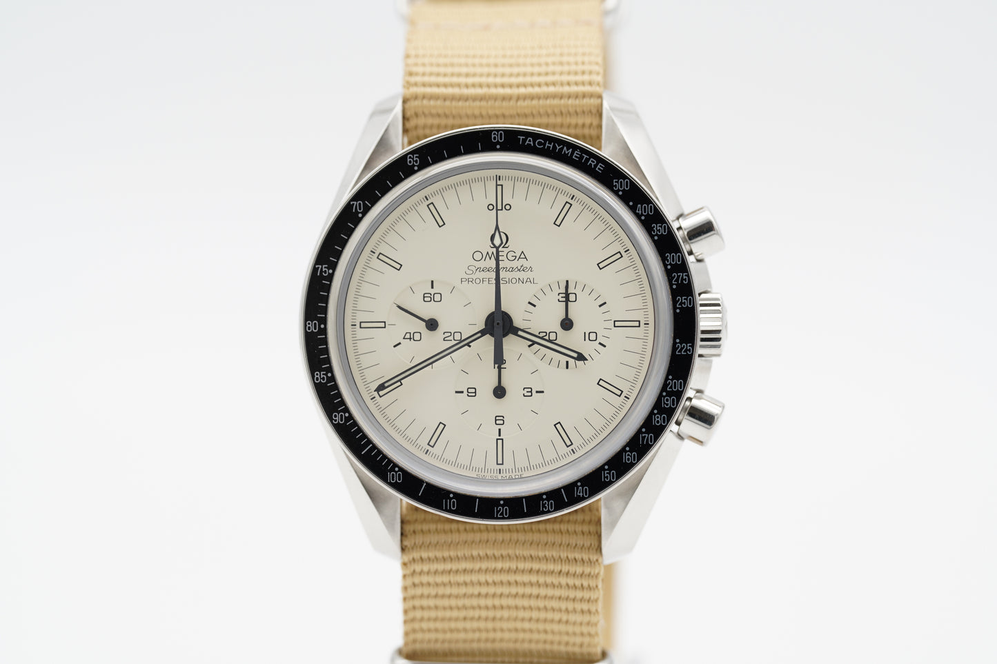 Omega Speedmaster Prof. Moonwatch Albino Cream Dial 40th Anniversary 3593.20