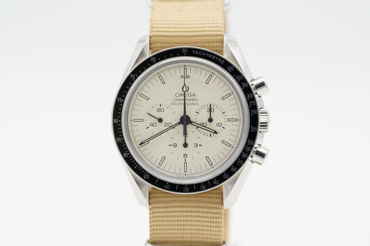 Omega Speedmaster Prof. Moonwatch Albino Cream Dial 40th Anniversary 3593.20