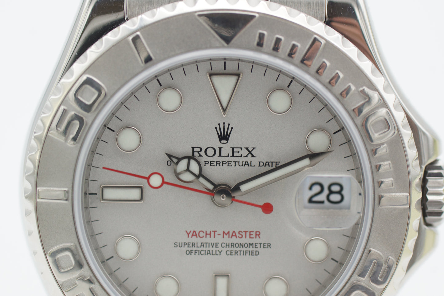 Rolex Yacht-Master 35 Medium Rhodium 168622 Full-Set 2011