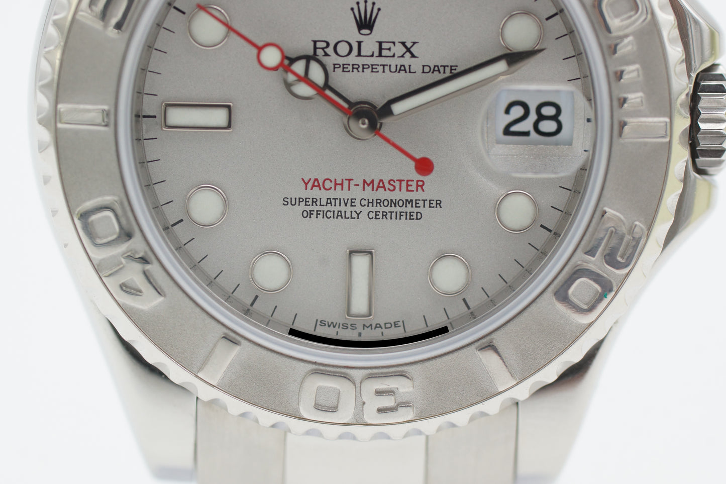 Rolex Yacht-Master 35 Medium Rhodium 168622 Full-Set 2011