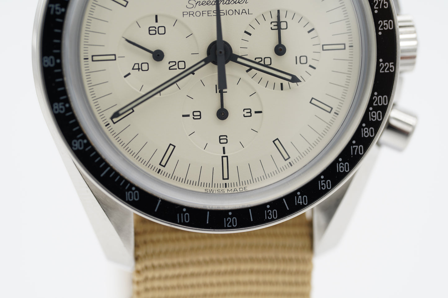 Omega Speedmaster Prof. Moonwatch Albino Cream Dial 40th Anniversary 3593.20