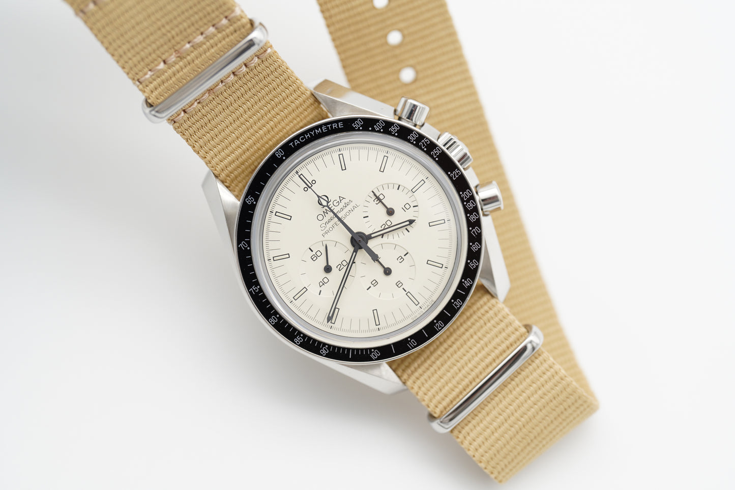 Omega Speedmaster Prof. Moonwatch Albino Cream Dial 40th Anniversary 3593.20