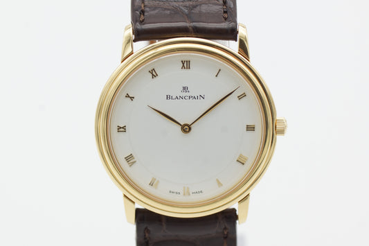 Blancpain Villeret Ultraflach 0021-1418-55 Gelbgold