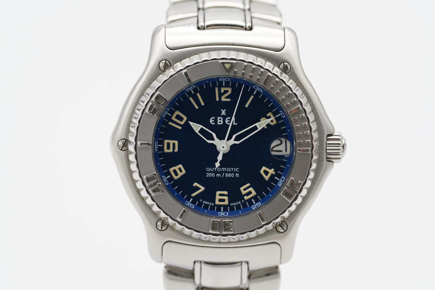 Ebel Discovery 9080341 40mm Blau Box/Papiere 2001