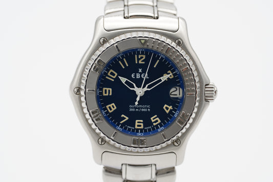 Ebel Discovery 9080341 40mm Blau Box/Papiere 2001